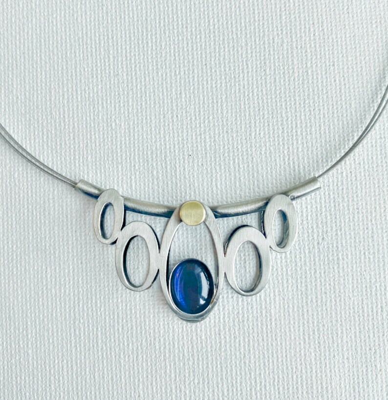 Christophe Poly Double Stainless Steel Cord Necklaces 17 With 3