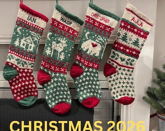 Custom Knitted Annie’s Woolens Stocking NEXT CHRISTMAS