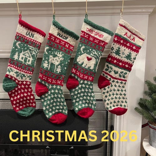Custom Knitted Annie’s Woolens Stocking NEXT CHRISTMAS