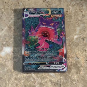 Gengar VMAX Liquid Motion Card