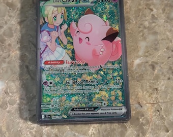 Lilien Clefairy Flüssigkeit Bewegung Karte