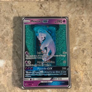 ミュウツー　ポケモンカードシール ポケモンカードゲーム SML 025/051 ミュウツーGX 超 ファミリー