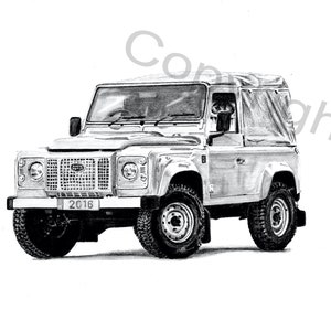 LAND ROVER DEFENDER  Print (Digital Download)