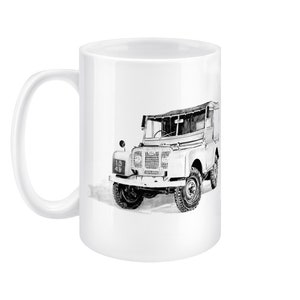 15oz Ceramic Mug Land Rover Series One 1948