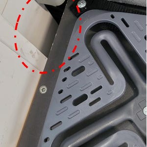 Gap cover for VW Grand California 600 – prevents small parts from falling in - 3D printing template for self-printing