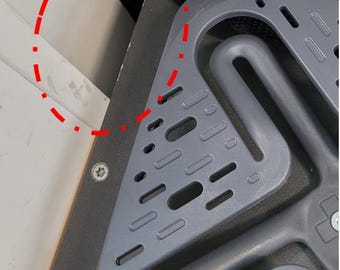 Tapa de hueco para VW Grand California 600: evita que caigan piezas pequeñas - Plantilla de impresión 3D para autoimpresión