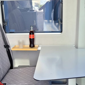Innovative tray set for the table rail in the VW Grand California image 10