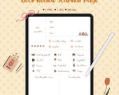 Book Review Journal Printable: Reading Tracker, Star Ratings (Digital Download)