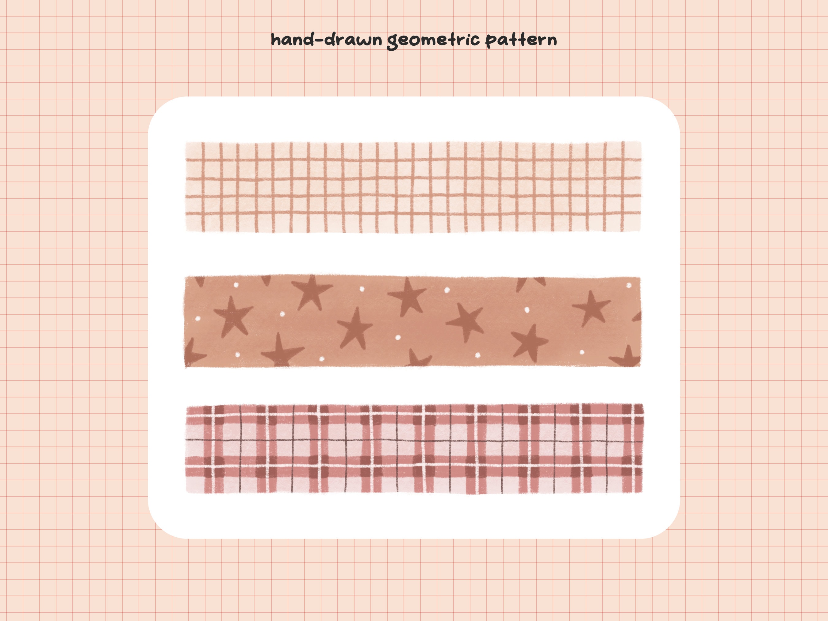 Digital Washi Tape Digital Stickers Cute Digital Washi Tape Goodnotes ...