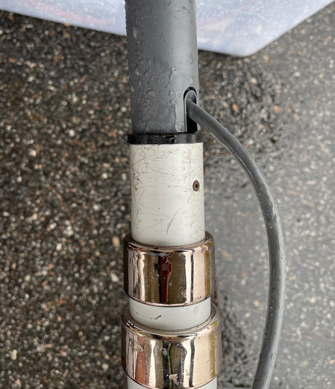 Starlink Antenna Adapter for the Top of Adjustable Flag/antenna Pole Etsy