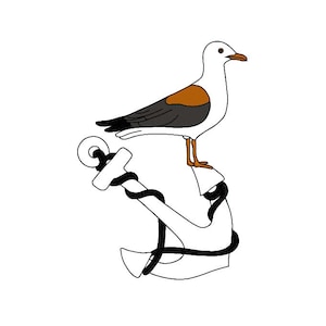 Embroidery file *MOEWE - ANKER*