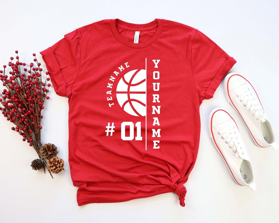 Customized Basketball Shirt, Your Name Basketball, Personalized