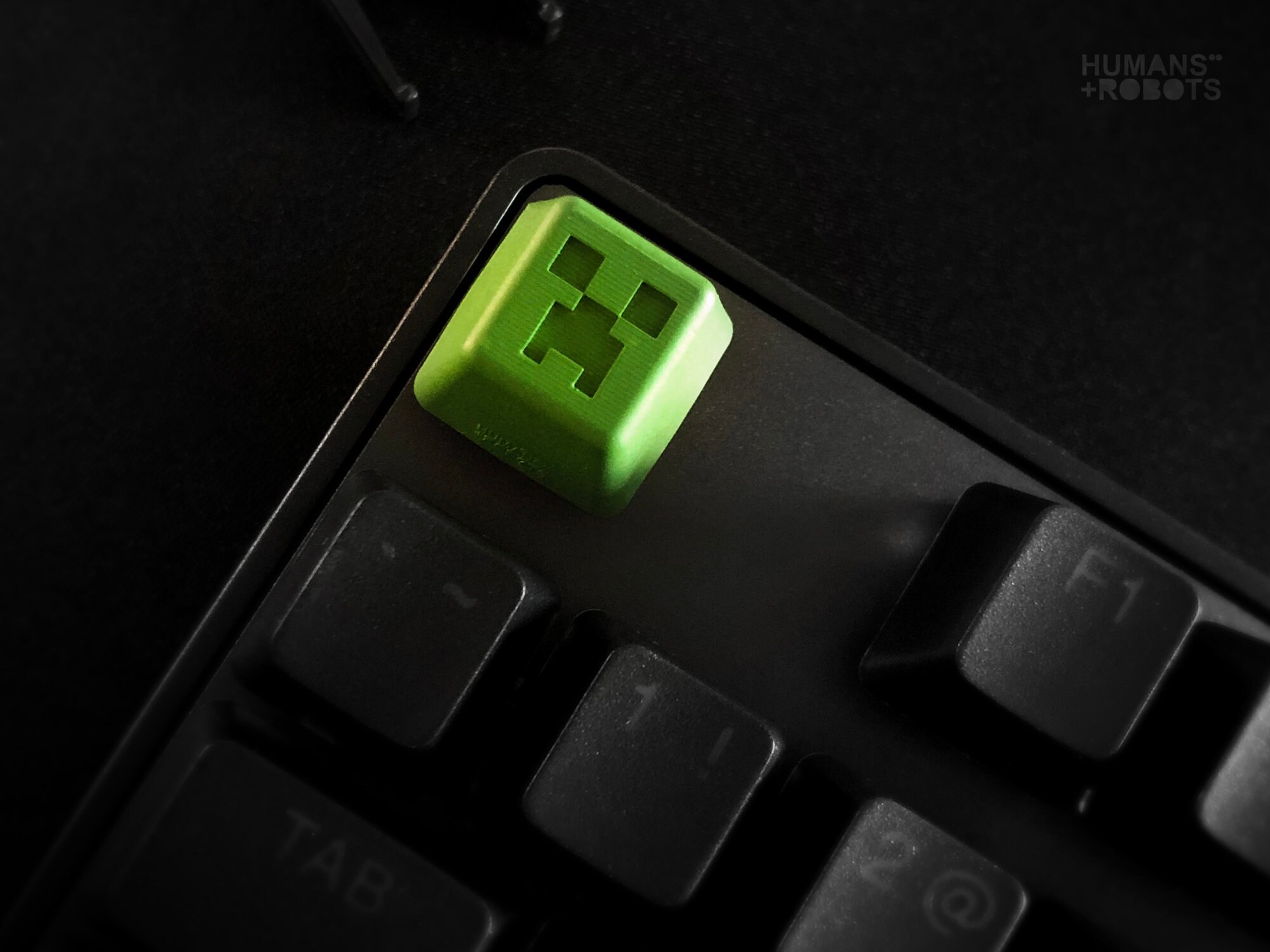 Minecraft CREEPER Keycap // Artisan Custom Gaming Keycaps. Etsy Ireland