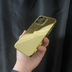 Apple Logo Design Kundenspezifische iPhone 16 Pro Max Gold Hülle / iPhone 16 Pro Max iPhone 16 Pro Max Goldhülle / iPhone 16 Pro Max Hülle und alle iPhone Modelle