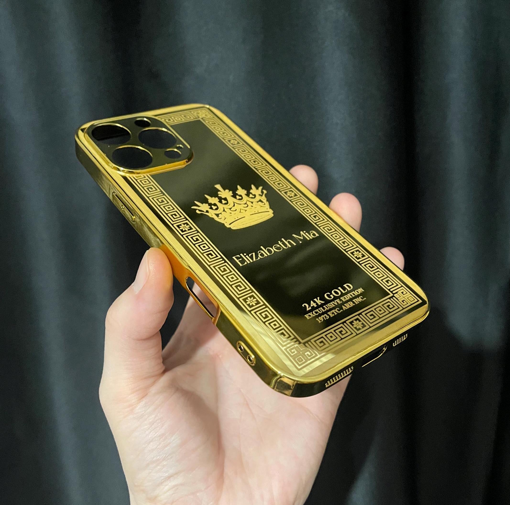 24k Iphone Iphone 12 Pro Max Gold Plated Case Max 24k Gold Edition