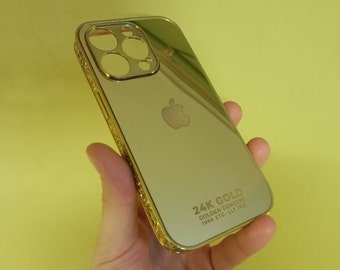 Customizable Apple Logo Gold Design iPhone Case All iPhone