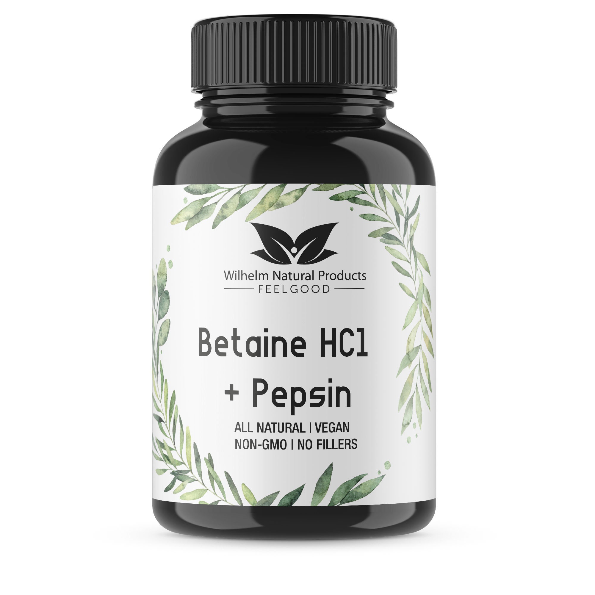 Betaine Hcl Pepsin 100 Vegan Capsule Pack for 100 Days - Etsy