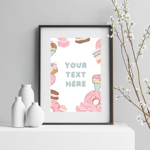 Editable Poster | 18x24 Poster | Sweet One Birthday | Digital Download
