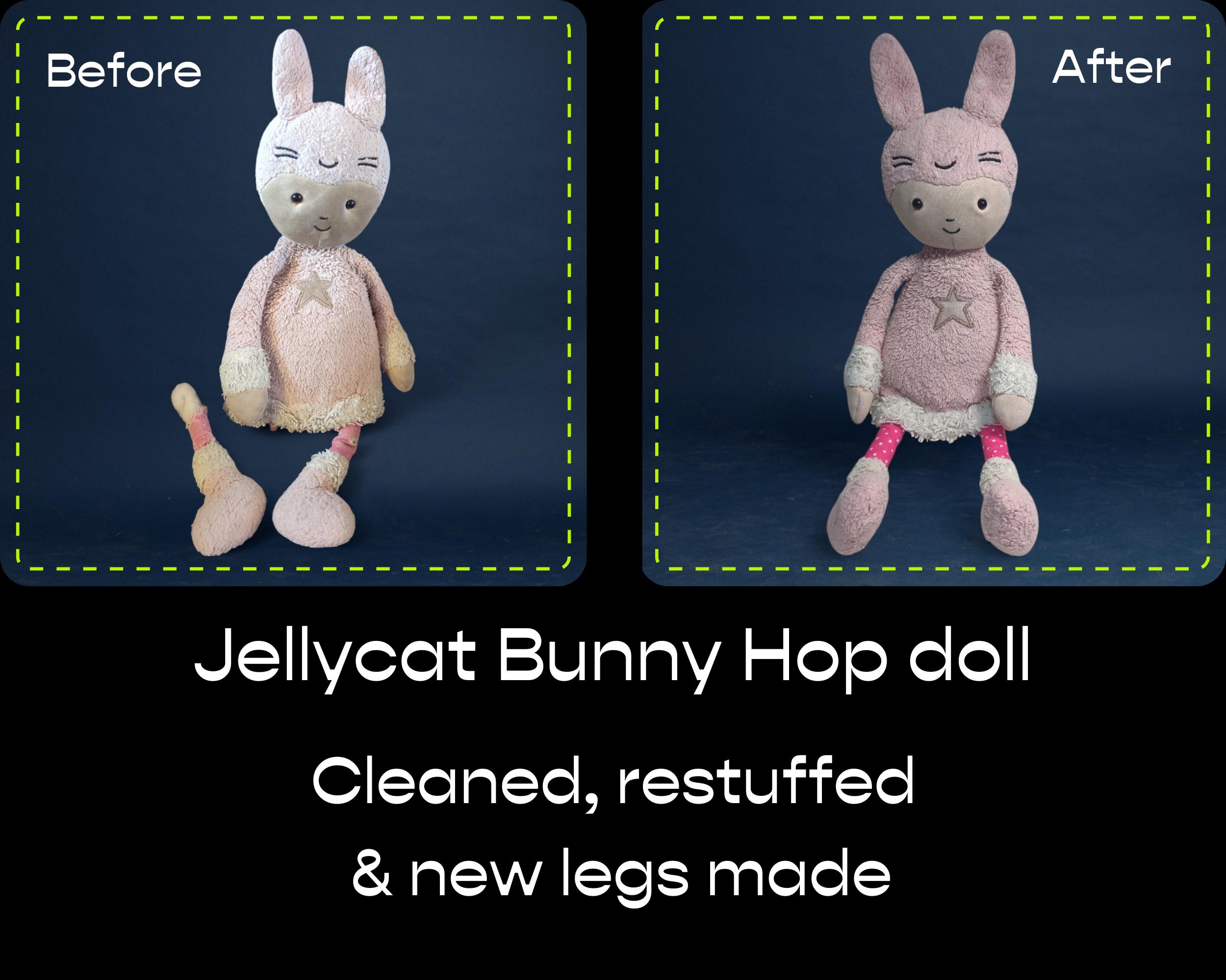 Jellycat, Soft Toy and Cuddly Repair Service - Mend Your Stuffed