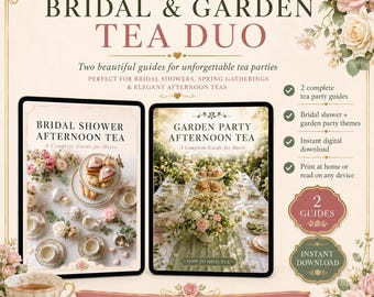 Bridal Shower & Garden Tea Party Guides (Digital Download)