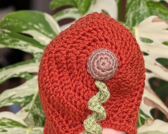 Pumpkin Bonnet - Handmade Crochet Pumpkin Hat