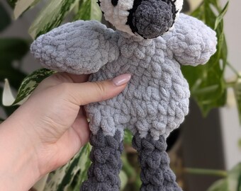 Handmade Crochet Penguin Plush Toy: Soft Baby Comforter, UKCA Approved