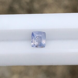 0.90Ct Lavender Silky Sapphire Cushion Mix Cut Purple Sapphire Free Shipping