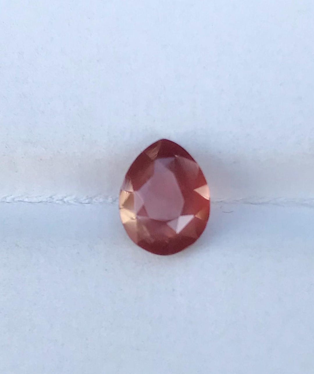 1.80ct Silky Ruby Tear Drop Shape Free Shipping - Etsy