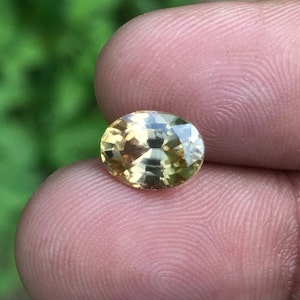 3.45Ct Natural Yellow Zircon - Zircon Pendant - Unique Engagement Ring - Loose Gemstone - Free Shipping
