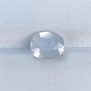 1.60Ct Mystic White Silky Sapphire Ceylon Opalescent  Free Shipping