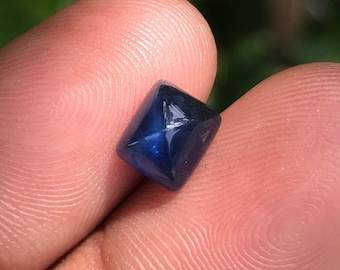 2.35Ct Sugarloaf Blue Sapphire for making Pendant Ring Free Shipping
