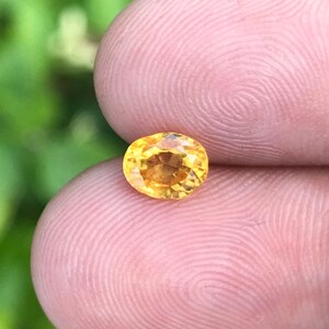 1.20Ct Golden Yellow Zircon Free Shipping