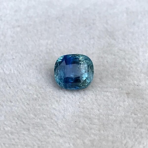 1.50Ct Teal Sapphire Cushion Sapphire Free Shipping