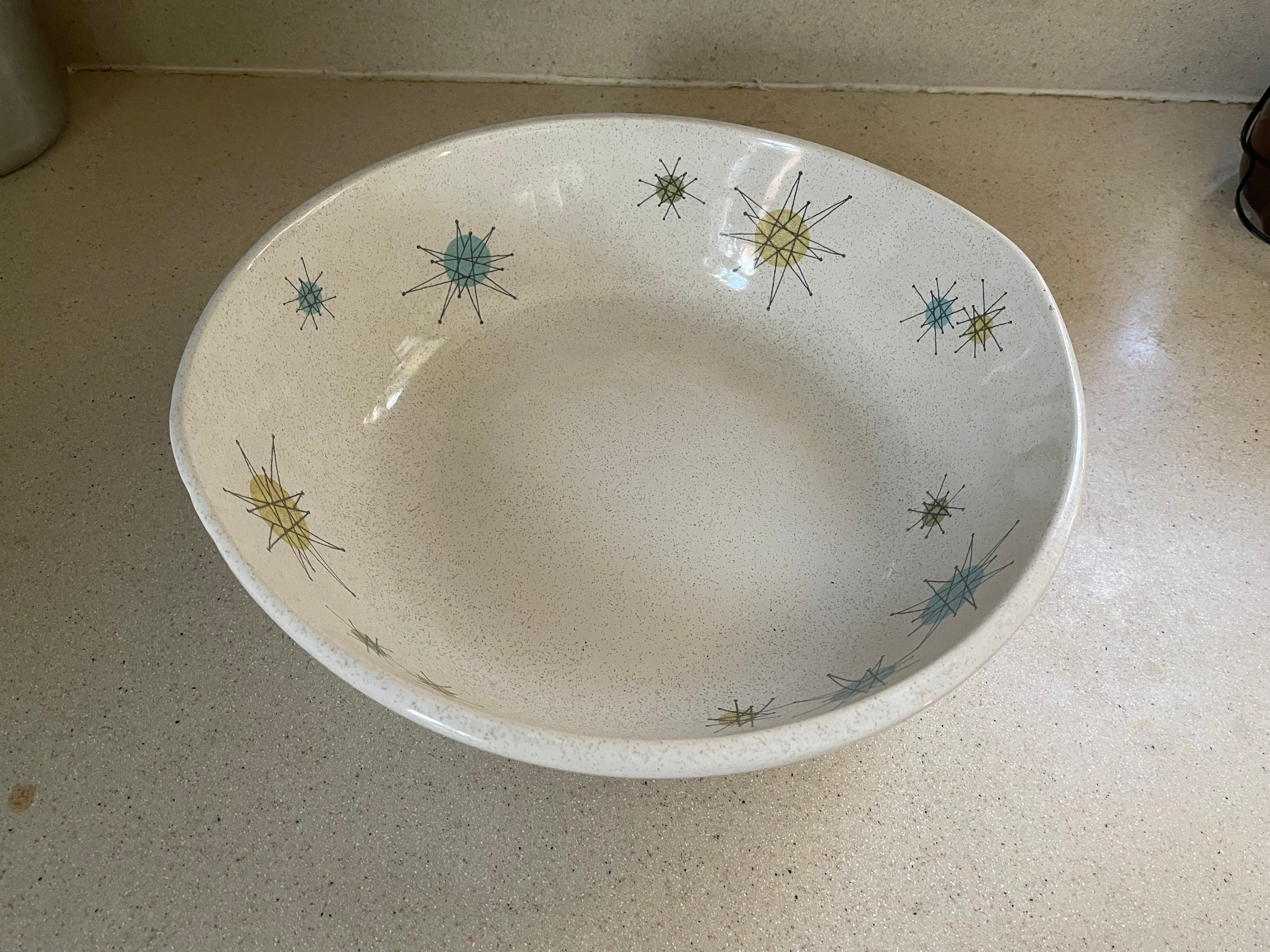 Franciscan Atomic Starburst Vintage - 3 Saucers Color-Seal