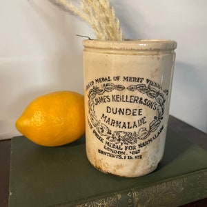 James Keller & sons  English advertising pot Marmalade jars
