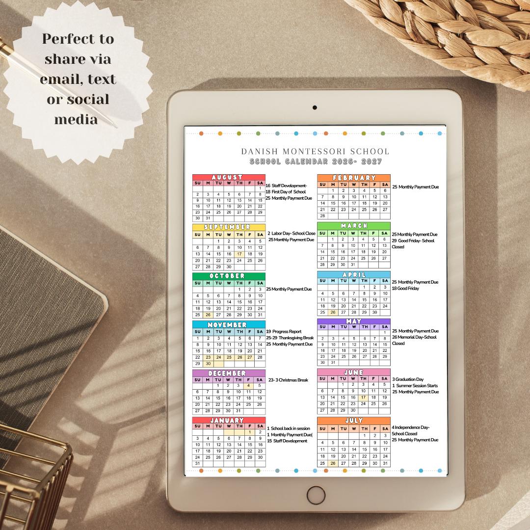 Kalender 2026-2027 | Weekkalender en Dagkalender met Feestdagen