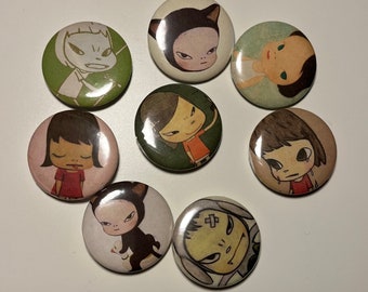 Yoshitomo Nara Pins