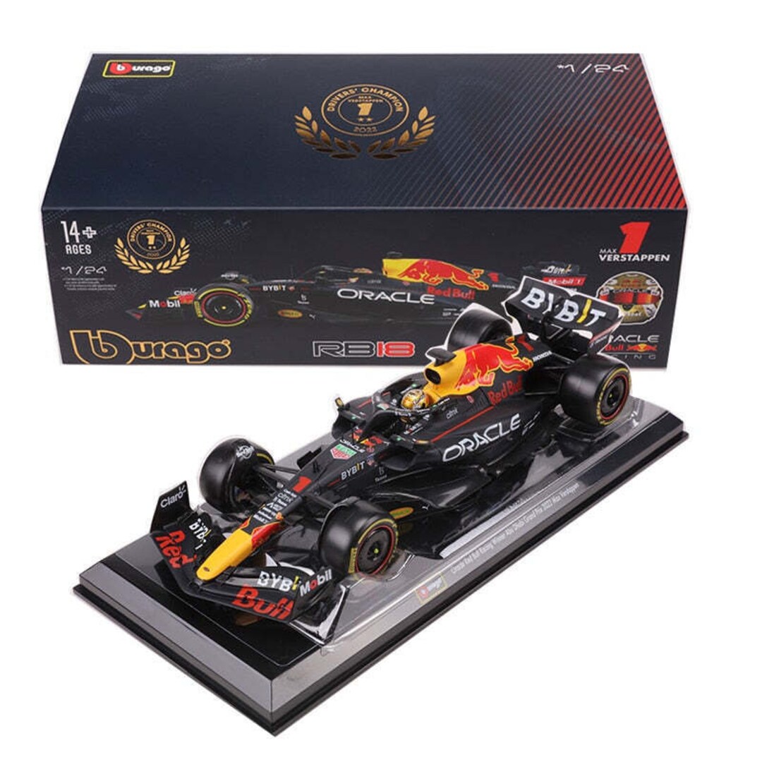Sergio checo Perez 11 Red Bull Model by Bburago Formula 1 RB18 1/24 ...