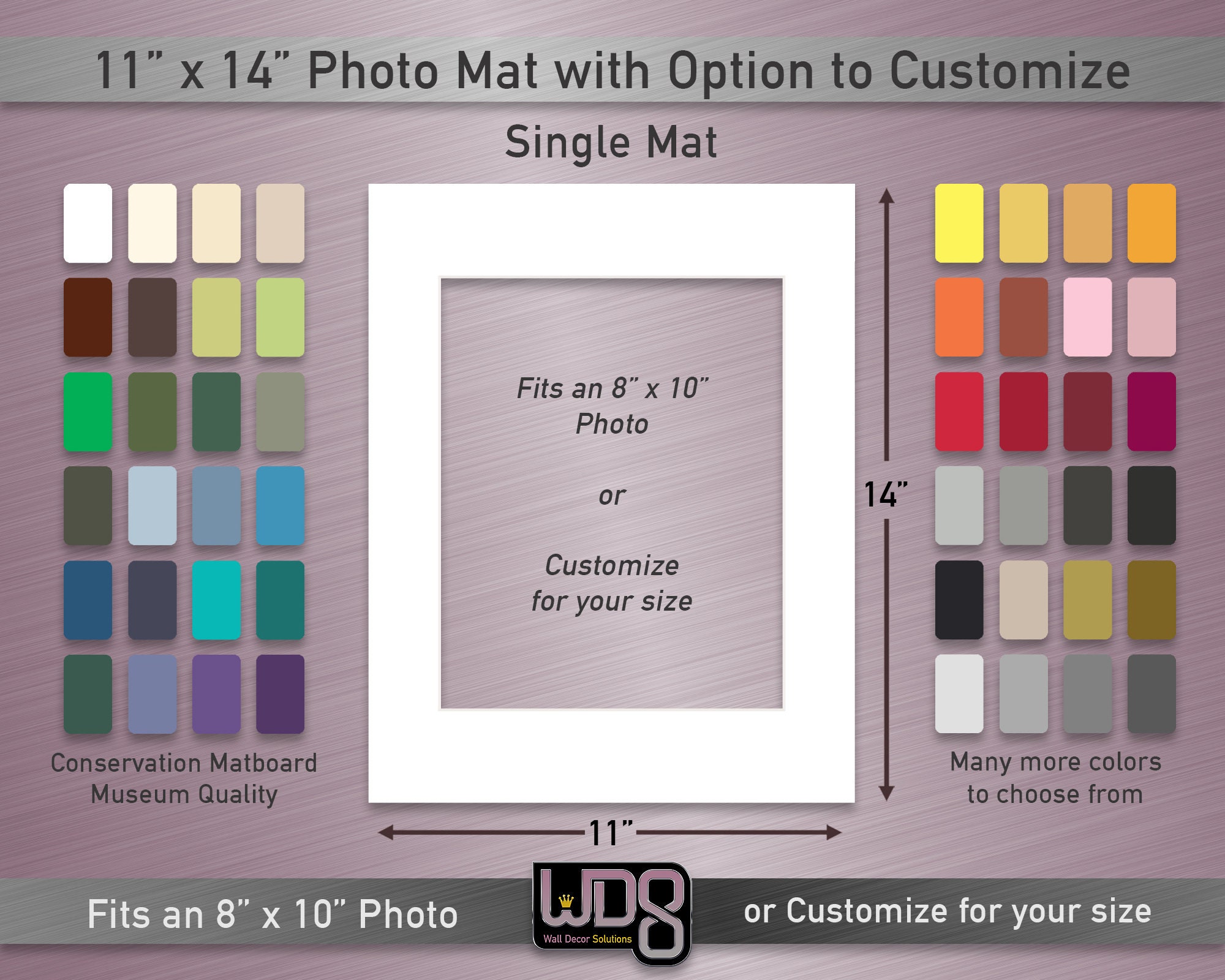 Slide-in Photo Mat Packages - 8 x 10