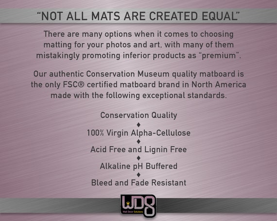 14x19 Conservation DOUBLE Mat Fits 10x15 Photo/art or Customize for Your  Size 