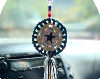 T-Swift-inspired CROCHET PATTERN Wildest Dreams-catcher, T-Swift Car Charm, easy crochet PDF download
