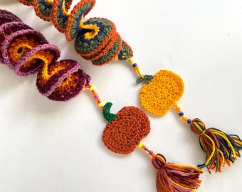 Crochet Pumpkin Wind Spinner Pattern: Easy Fall Decor (PDF)