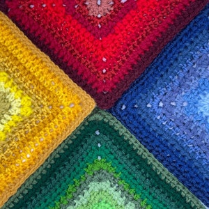 Easy Granny Square Crochet Pattern: Beginner-Friendly Tutorial (PDF)