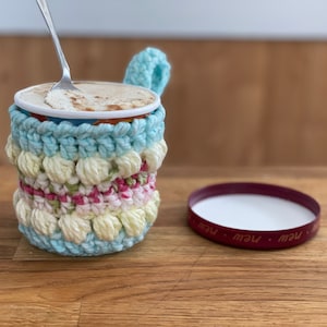 Crochet Ice Cream Pint Cozy Pattern, Two pattern bundle, Ice Cream Sleeve, Koozie, Cozie Pattern, Quick and Easy Crochet Gift, PDF download