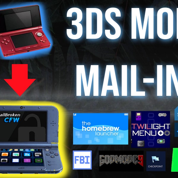 Console Modding Mail-In Service for *3DS/2DS*