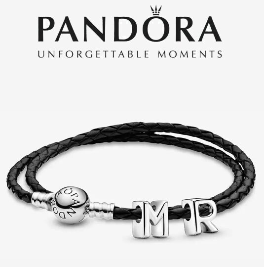 Pandora Mr. Husband Leather Charm Bracelet Set - Etsy