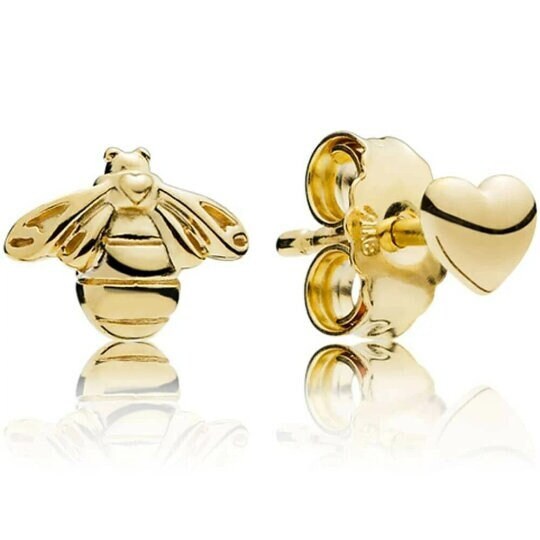 Pandora bee earrings deals