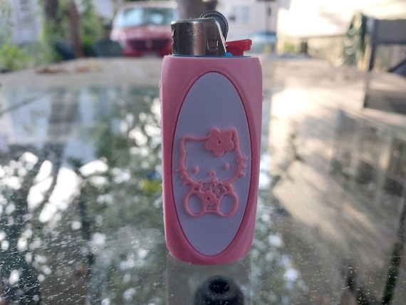 Personalized Hello Kitty Bic Lighter Case