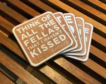 Christmas Lyrics Coaster Set