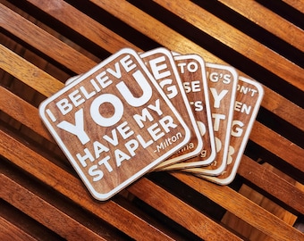 Office Space Coaster Set